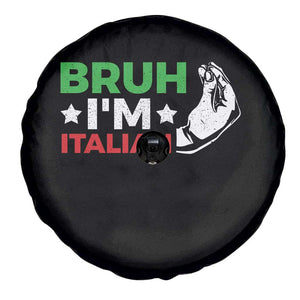 Bruh Im Italian Spare Tire Cover Italy Flag Italian Festival Funny Italian TS10 Print Your Wear