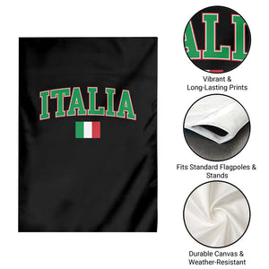 Vintage Italia Garden Flag Print Retro Varsity Italian Apparel TS10 Print Your Wear