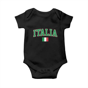 Vintage Italia Baby Onesie Print Retro Varsity Italian Apparel TS10 Black Print Your Wear