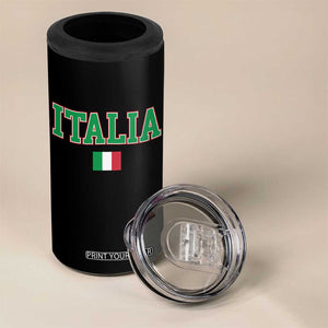 Vintage Italia 4 in 1 Can Cooler Tumbler Print Retro Varsity Italian Apparel TS10 Print Your Wear
