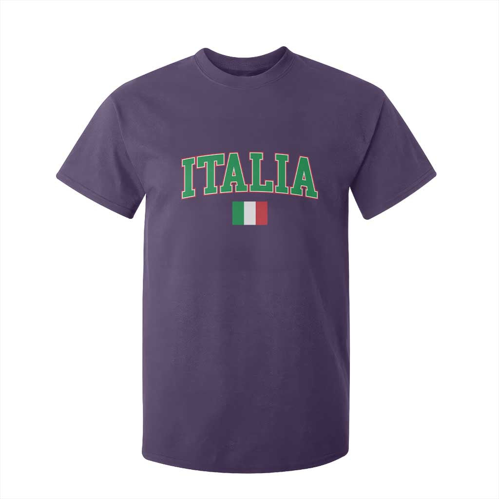 Vintage Italia T Shirt For Kid Print Retro Varsity Italian Apparel TS10 Purple Print Your Wear