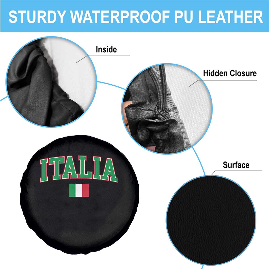 Vintage Italia Spare Tire Cover Print Retro Varsity Italian Apparel TS10 Print Your Wear