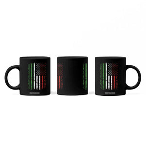 Italian American Flag Coffee Mug Retro Italian Family Italy Flag TS10 Print Your Wear