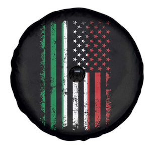 Italian American Flag Spare Tire Cover Retro Italian Family Italy Flag TS10 Print Your Wear