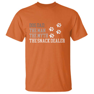 Dog Dad T Shirt Fathers Day Gift for Dog Lovers Retro Vintage TS10 Orange Print Your Wear