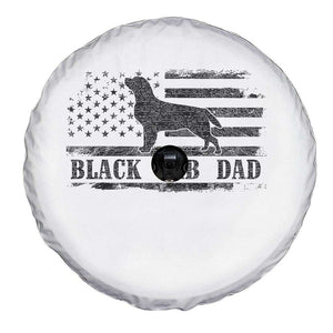 Black Lab Dad Spare Tire Cover Funny Labrador Dad Fathers Day Gift for Dog Lovers TS10 Print Your Wear