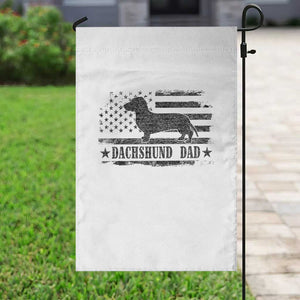 Dachshund Dog Dad Garden Flag Fathers Day Gift for Dog Lovers American Flag TS10 Print Your Wear