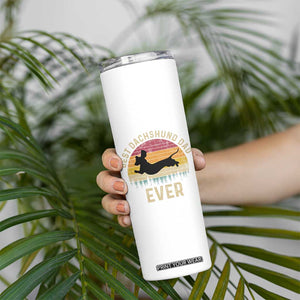 Dachshund Dog Dad Skinny Tumbler Vintage 60s 70s Retro Fathers Day Gift for Dog Lovers TS10 Print Your Wear