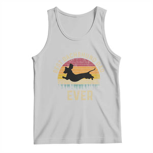 Dachshund Dog Dad Tank Top Vintage 60s 70s Retro Fathers Day Gift for Dog Lovers TS10 Ash Print Your Wear
