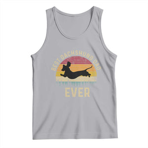 Dachshund Dog Dad Tank Top Vintage 60s 70s Retro Fathers Day Gift for Dog Lovers TS10 Athletic Heather Print Your Wear