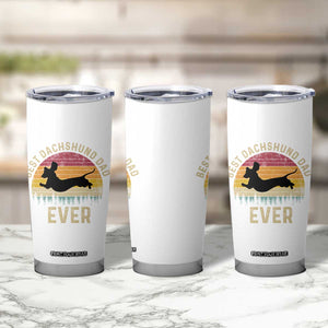 Dachshund Dog Dad Tumbler Cup Vintage 60s 70s Retro Fathers Day Gift for Dog Lovers TS10 Print Your Wear