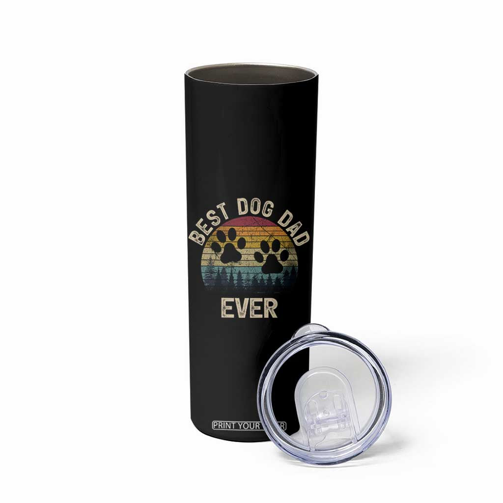 Best Dog Dad Ever Skinny Tumbler Fathers Day Gift for Dog Lovers TS10 Print Your Wear