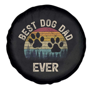 Best Dog Dad Ever Spare Tire Cover Fathers Day Gift for Dog Lovers TS10 Print Your Wear