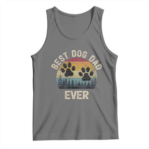 Best Dog Dad Ever Tank Top Fathers Day Gift for Dog Lovers TS10 Black Heather Print Your Wear