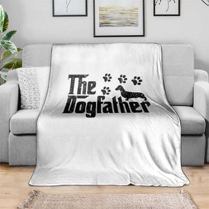 Dachshund Dog Dad Throw Blanket The Dogfather Fathers Day Gifts For Dog Lovers TS10 Print Your Wear