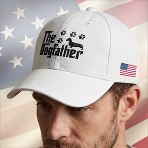 Dachshund Dog Dad Baseball Cap The Dogfather Fathers Day Gifts For Dog Lovers TS10 Print Your Wear