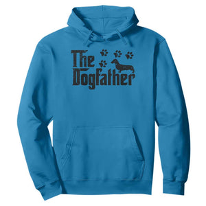 Dachshund Dog Dad Hoodie The Dogfather Fathers Day Gifts For Dog Lovers TS10 Sapphire Print Your Wear