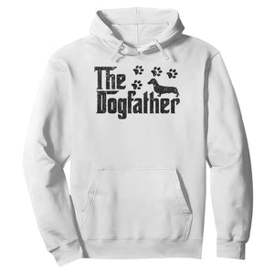 Dachshund Dog Dad Hoodie The Dogfather Fathers Day Gifts For Dog Lovers TS10 White Print Your Wear