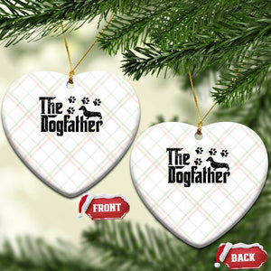 Dachshund Dog Dad Ceramic Ornament The Dogfather Fathers Day Gifts For Dog Lovers TS10 Print Your Wear