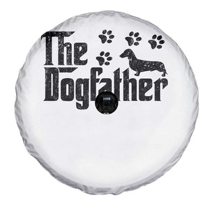 Dachshund Dog Dad Spare Tire Cover The Dogfather Fathers Day Gifts For Dog Lovers TS10 Print Your Wear