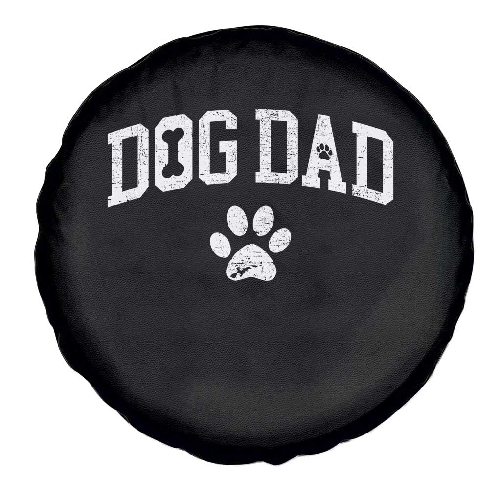 Retro Dog Dad Spare Tire Cover Distressed Fathers Day Gift for Dog Lovers TS10 Print Your Wear