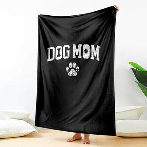 Dog Mom Throw Blanket Floral Fur Mama Gift For Her Mothers Day TS10 Print Your Wear
