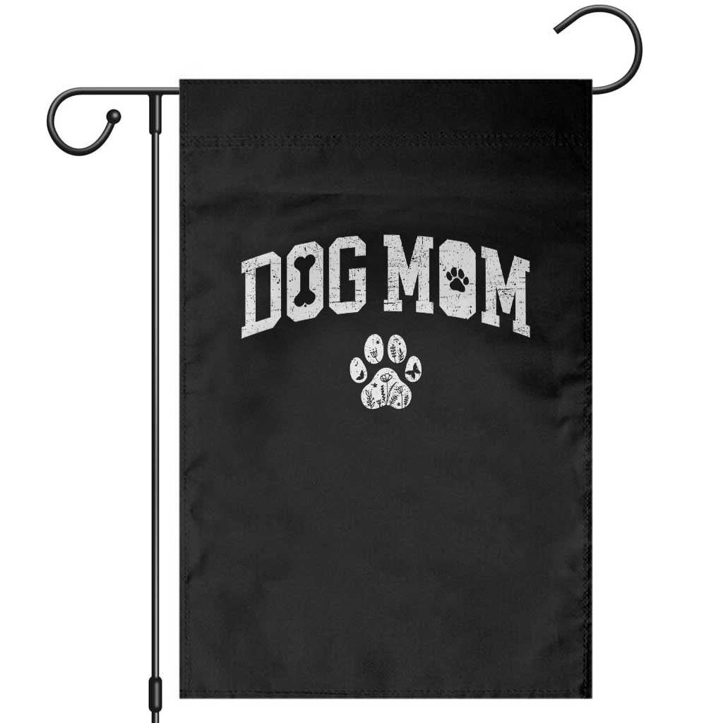 Dog Mom Garden Flag Floral Fur Mama Gift For Her Mothers Day TS10 Black Print Your Wear