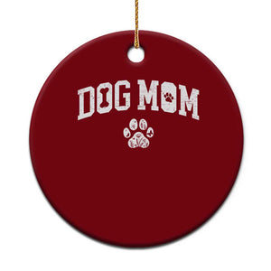 Dog Mom Ceramic Ornament Floral Fur Mama Gift For Her Mothers Day TS10 1pc Red Print Your Wear