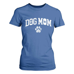 Dog Mom T Shirt For Women Floral Fur Mama Gift For Her Mothers Day TS10 Royal Blue Print Your Wear
