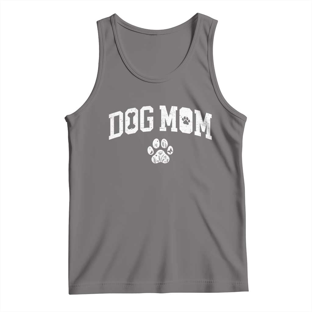 Dog Mom Tank Top Floral Fur Mama Gift For Her Mothers Day TS10 Deep Heather Print Your Wear