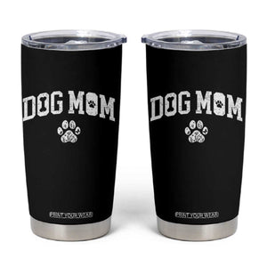 Dog Mom Tumbler Cup Floral Fur Mama Gift For Her Mothers Day TS10 Black Print Your Wear