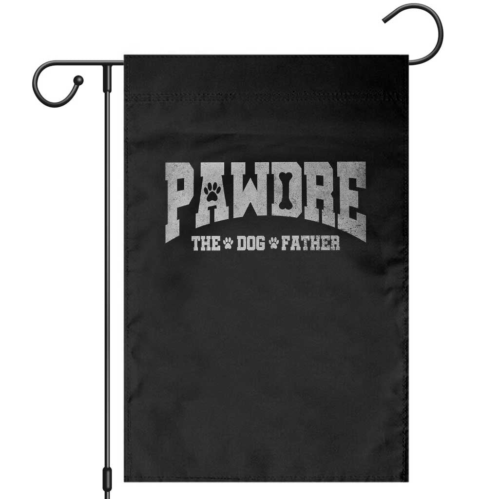 Pawdre The Dog Father Garden Flag Dog Dad Christmas Fathers Day TS10 Black Print Your Wear