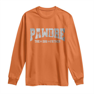 Pawdre The Dog Father Long Sleeve Shirt Dog Dad Christmas Fathers Day TS10 Orange Print Your Wear
