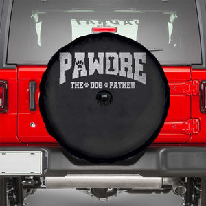 Pawdre The Dog Father Spare Tire Cover Dog Dad Christmas Fathers Day TS10 Black Print Your Wear
