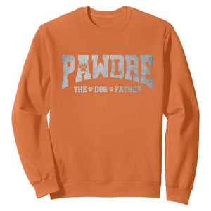 Pawdre The Dog Father Sweatshirt Dog Dad Christmas Fathers Day TS10 Orange Print Your Wear