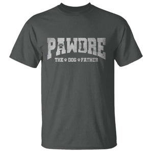 Pawdre The Dog Father T Shirt Dog Dad Christmas Fathers Day TS10 Dark Heather Print Your Wear