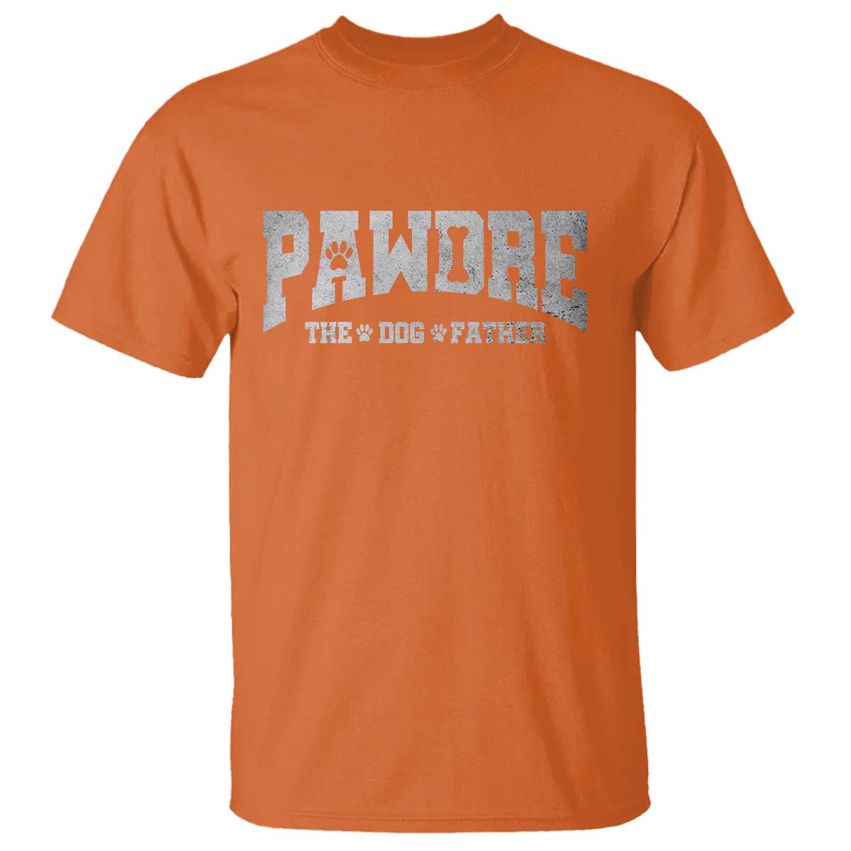 Pawdre The Dog Father T Shirt Dog Dad Christmas Fathers Day TS10 Orange Print Your Wear