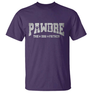 Pawdre The Dog Father T Shirt Dog Dad Christmas Fathers Day TS10 Purple Print Your Wear