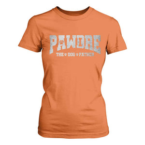 Pawdre The Dog Father T Shirt For Women Dog Dad Christmas Fathers Day TS10 Orange Print Your Wear