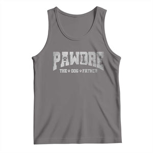 Pawdre The Dog Father Tank Top Dog Dad Christmas Fathers Day TS10 Deep Heather Print Your Wear