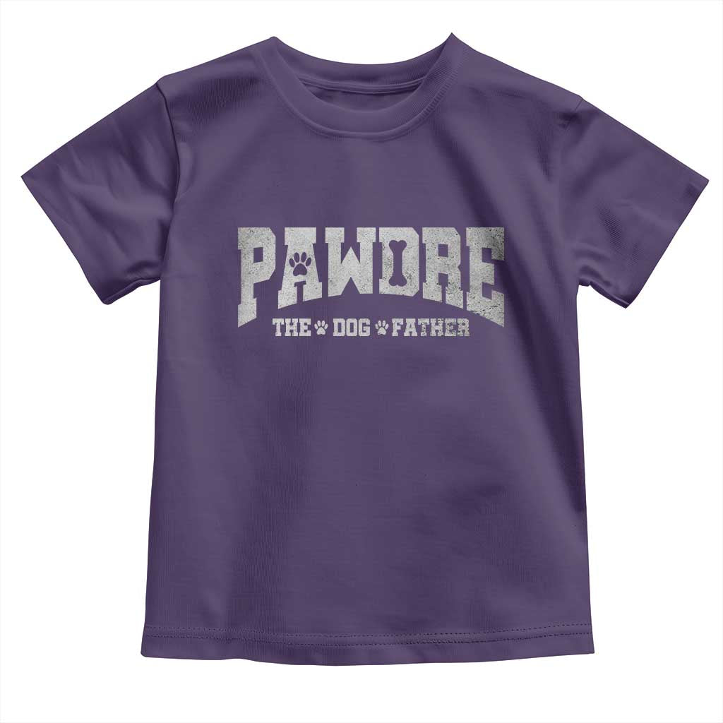 Pawdre The Dog Father Toddler T Shirt Dog Dad Christmas Fathers Day TS10 Purple Print Your Wear
