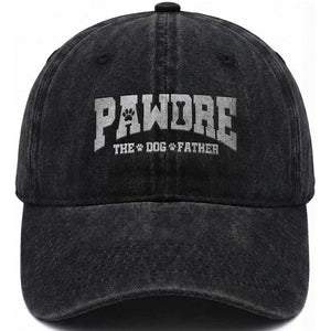 Pawdre The Dog Father Washed Cotton Baseball Cap Dog Dad Christmas Fathers Day TS10 Print Your Wear