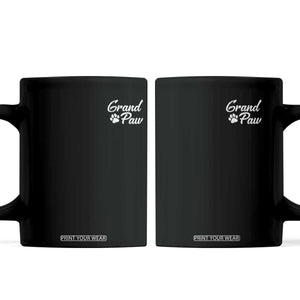 Grandpaw Coffee Mug Best Dog Grandpa Fathers Day Gift From Dog TS10 Black Print Your Wear