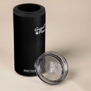 Grandpaw 4 in 1 Can Cooler Tumbler Best Dog Grandpa Fathers Day Gift From Dog TS10 Print Your Wear