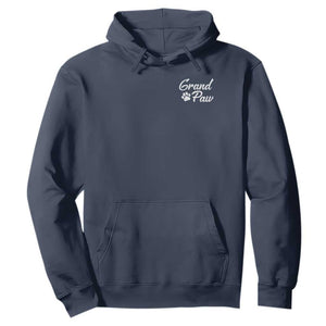 Grandpaw Hoodie Best Dog Grandpa Fathers Day Gift From Dog TS10 Navy Print Your Wear