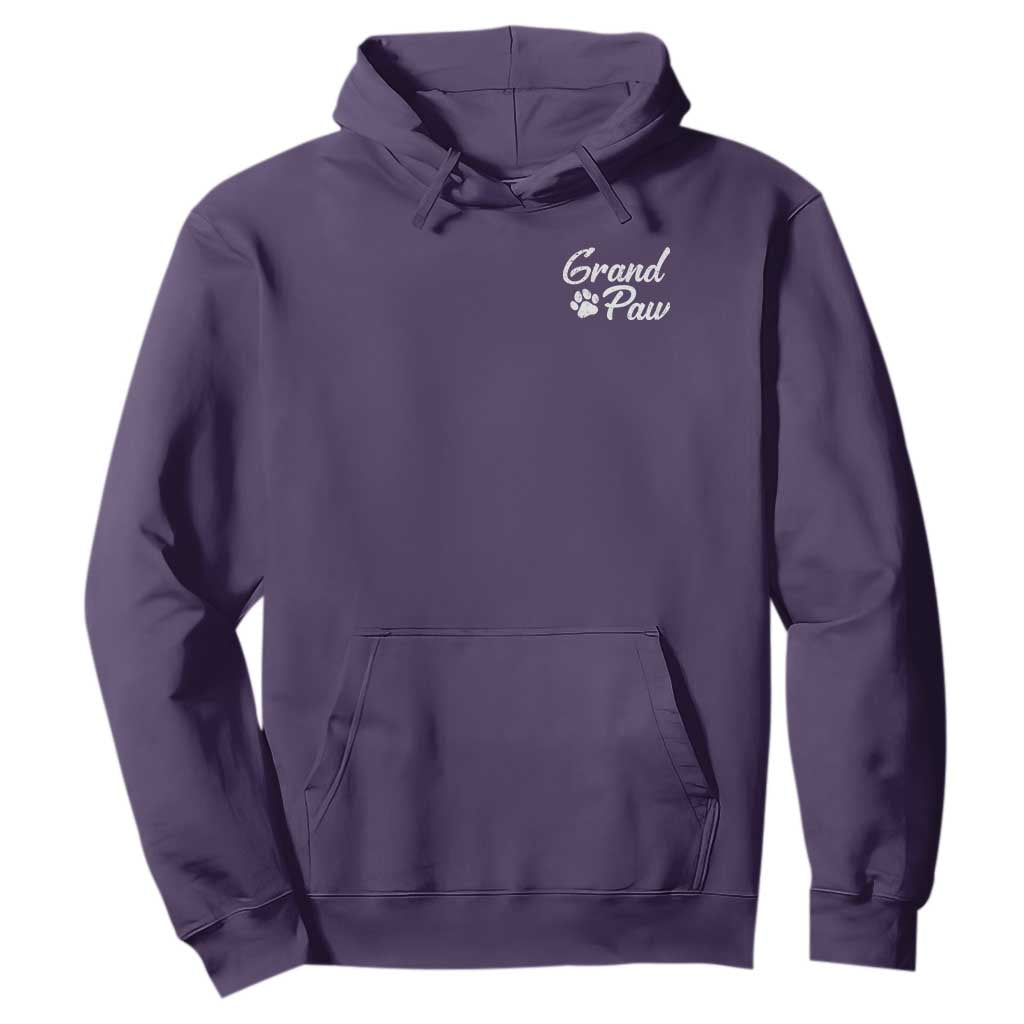 Grandpaw Hoodie Best Dog Grandpa Fathers Day Gift From Dog TS10 Purple Print Your Wear