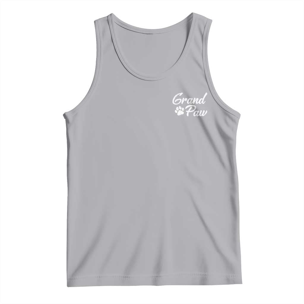 Grandpaw Tank Top Best Dog Grandpa Fathers Day Gift From Dog TS10 Athletic Heather Print Your Wear