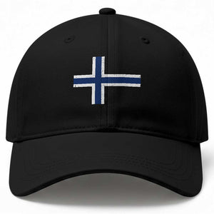Norway Flag Baseball Cap Distressed Norwegian Norge Nordic Red White Blue Symbol
