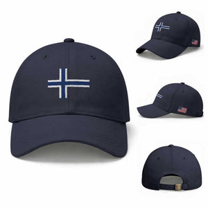 Norway Flag Baseball Cap Distressed Norwegian Norge Nordic Red White Blue Symbol