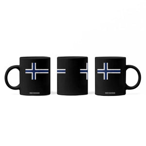 Norway Flag Coffee Mug Distressed Norwegian Norge Nordic Red White Blue Symbol